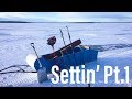 Commercial Ice Fishing | Setting Gill Nets Pt.1