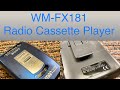 SONY WM-FX181 Radio Cassette Player, First Look & Demonstration