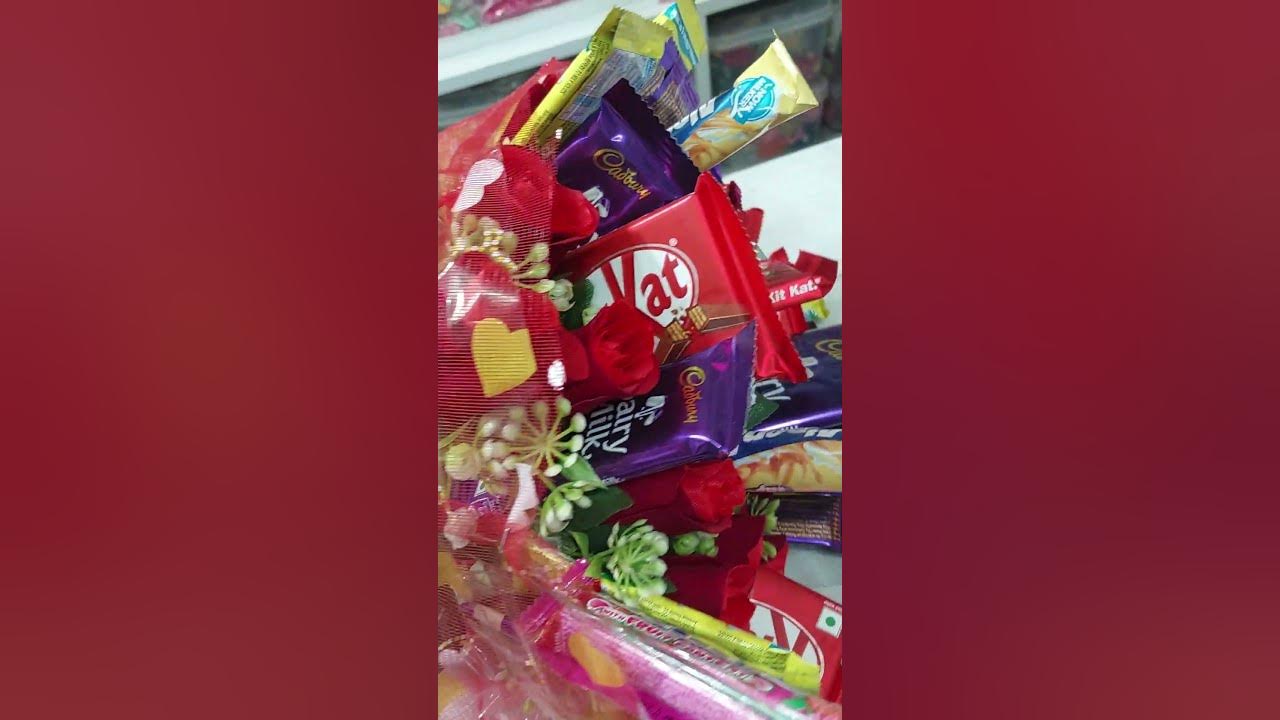 Chocolate flower bouquet  #ytshorts #shorts