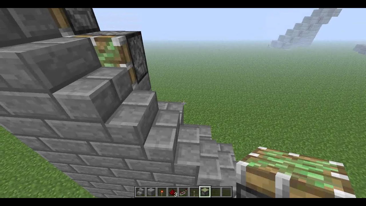 Minecraft titkos lépcsŠyoutube