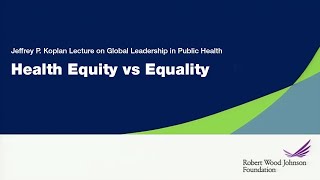 Health Equity vs. Equality