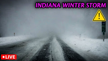 🔴WINTER STORM SLAMS INDIANAPOLIS - STORM CHASERS LIVE