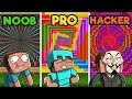 Minecraft - NOOB vs. PRO vs. HACKER - Ultimate Dropper Challenge!