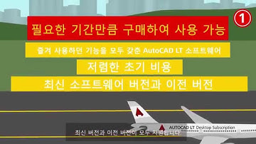AutoCAD LT Desktop Subscription Intro Video Korean Subtitles