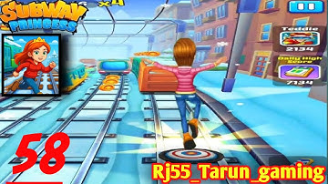 Subway Princess Runner - Gameplay Walkthrough Tutorial Part-58 All Levels Mobile Game (Android, iOs)