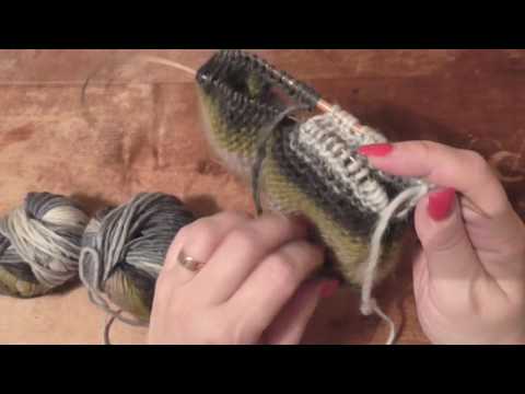 Škola pletení – palčáky pletené zároveň na kruhové jehlici 3. díl