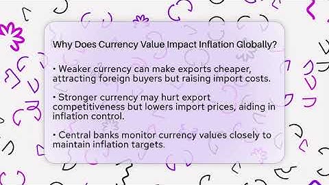 Why Does Currency Value Impact Inflation Globally? - Inflation Insight Channel