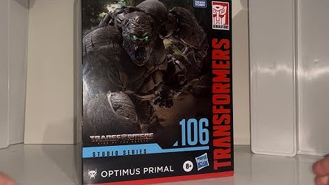 How to transform studio series Optimus primal. Rise of the beasts SS 106 leader class figure ROTB