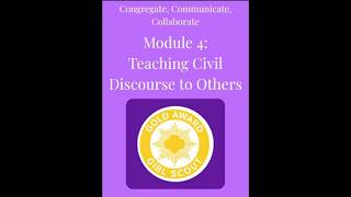 Module 4: Teaching Civil Discourse to Others