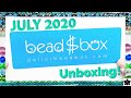 Dollar Bead Box and Bag ✨July 2020  🎁 Monthly Beading Subscription Unboxing | DIY Beaded Jewelry