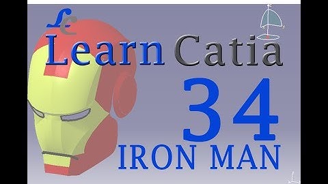 Learn catia V5 Tutorials for beginners |IRON MAN HELMET
