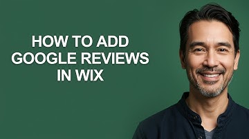 How to Add Google Reviews in Wix - KevinHowTo