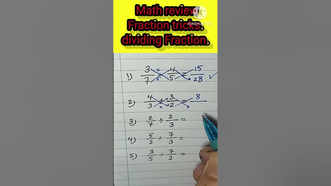 Math Review; Fraction Tricks, Dividing Fraction. YouTube