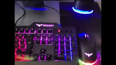 havit Wired Gaming Keyboard Mouse Combo LED Rainbow Backlit Gaming⬇️⬇️⬇️⬇️