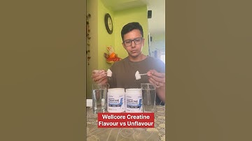 Wellcore Creatine Monohydrate Flavour & Unflavour #creatine #supplements #corefitlab #shorts #viral