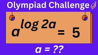 Hard olympaid and Log exponential | Handy trick of log values | #exponential #olympiad #logarithm