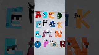 alphabet lore lego and Minecraft #abcdsong #alphabetlore #lego #shorts