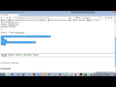 Database Bangla Tutorial Store Procedure-02