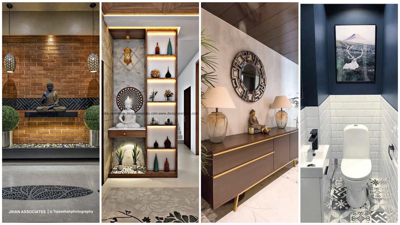 Top 50+ Entrance design with small bathroom/ apne Ghar ka entrance ko ...