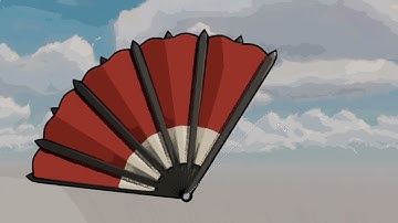 Blender Folding Fan Test