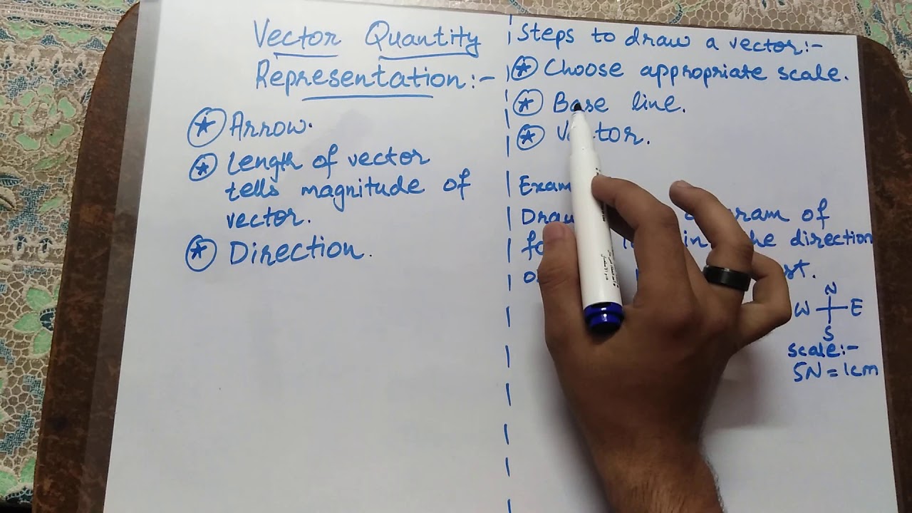 Vector Quantity Representation Lecture In Urdu/Hindi - YouTube