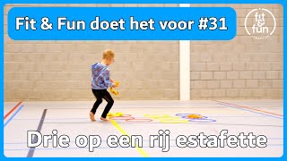 Fit & Fun doet het voor #31 - Drie op een rij estafette (Gymles) screenshot 2