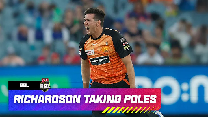 The Best Of Jhye Richardson Hitting The Stumps! | #BBL14