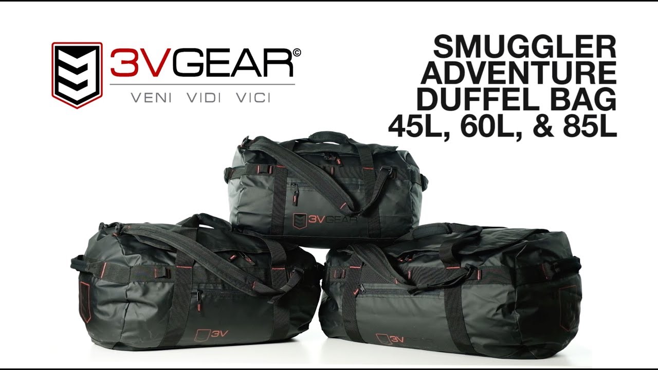 Smuggler Adventure Duffel Bag // Black (45L) video thumbnail