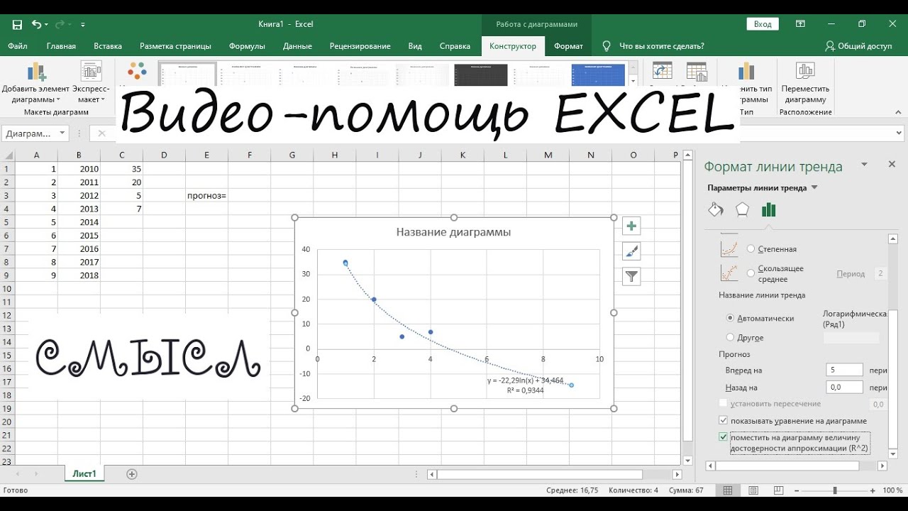 Онлайн видео-помощь на экзамене по MS Excel, пример решения задачи 1 ...