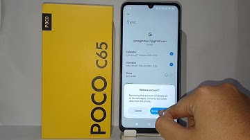 How To Logout From Google Account In Poco C65 | How To Remove Google Account