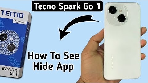 Tecno Spark Go 1 hide app kaise dekhe, how to see hidden apps in tecno, how to unhide apps in tecno