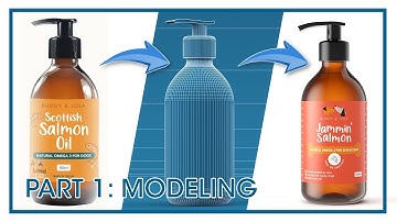 3D Product Visualization Tutorial  - Part 01: Bottle modeling