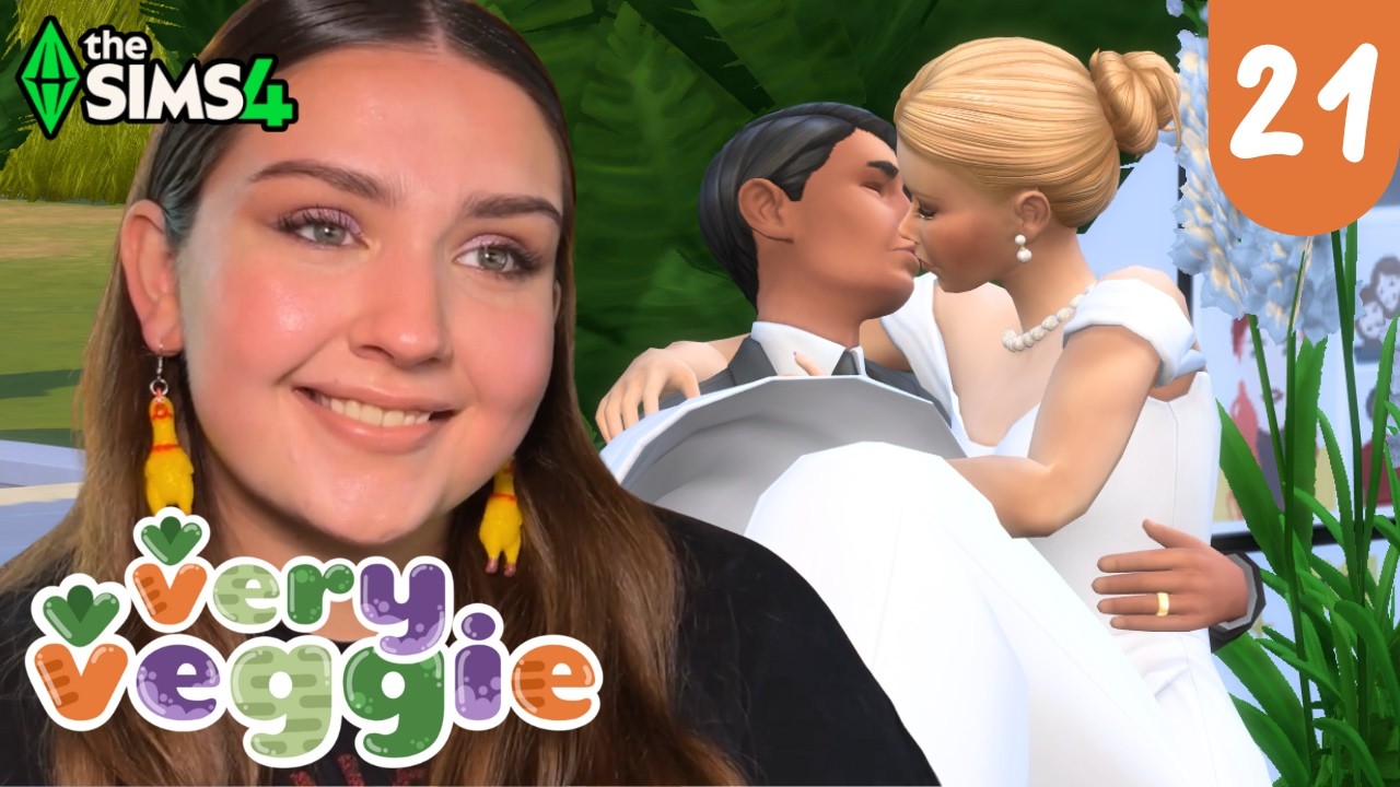 GRWM для СВАДЬБЫ ЭЛЛИ И САЙЛАСА!! в испытании «Очень вегетарианское наследие» от Lil Simsie - The...