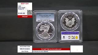 1998 Silver Eagle - Proof - PCGS 70