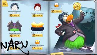 █►Club Penguin Trucos y Secretos Del Catalogo De Moda Pinguina [ROPA]Octubre Halloween 2013