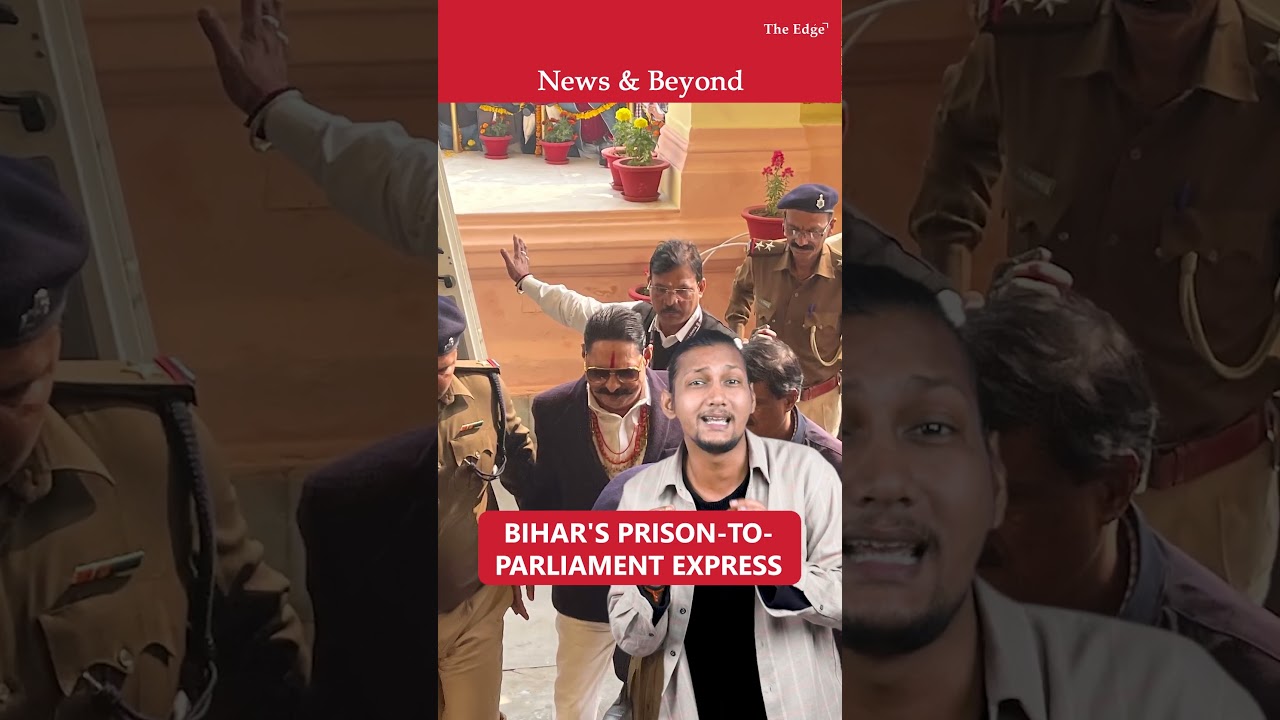 Депутат законодательного собрания Бихара Ананта Сингх в шестой раз принес присягу, находясь в тюр...