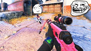 Acting like a BOT then POPPING OFF with a SNIPER (Hilarious Reactions)