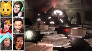 Gamers React to FIGHT WITH FINAL BOSS SEEK | DOORS FLOOR 2 (ROBLOX) HORROR GAME