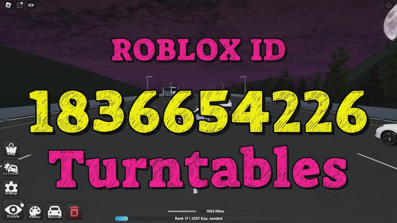 TURNTABLES Roblox Song Codes - YouTube
