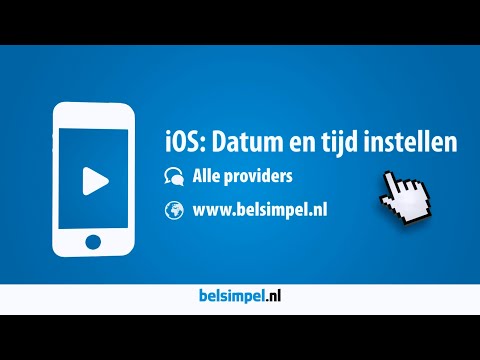 Video: Hoe Om Datum En Tyd Op Die IPhone In Te Stel