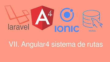 7. Curso Laravel5 + Angular4+Ionic3 -Angular4 sistema de rutas