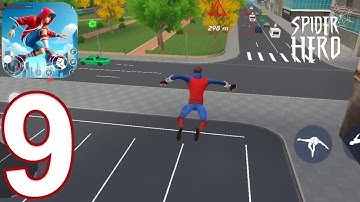 Spider Hero 3D Fighting Game Gameplay Walkthrough Part 9 - Stop Crime (iOS, Android)