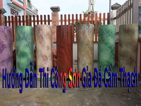 Video Sơn giả đá cẩm thạch - youtube
