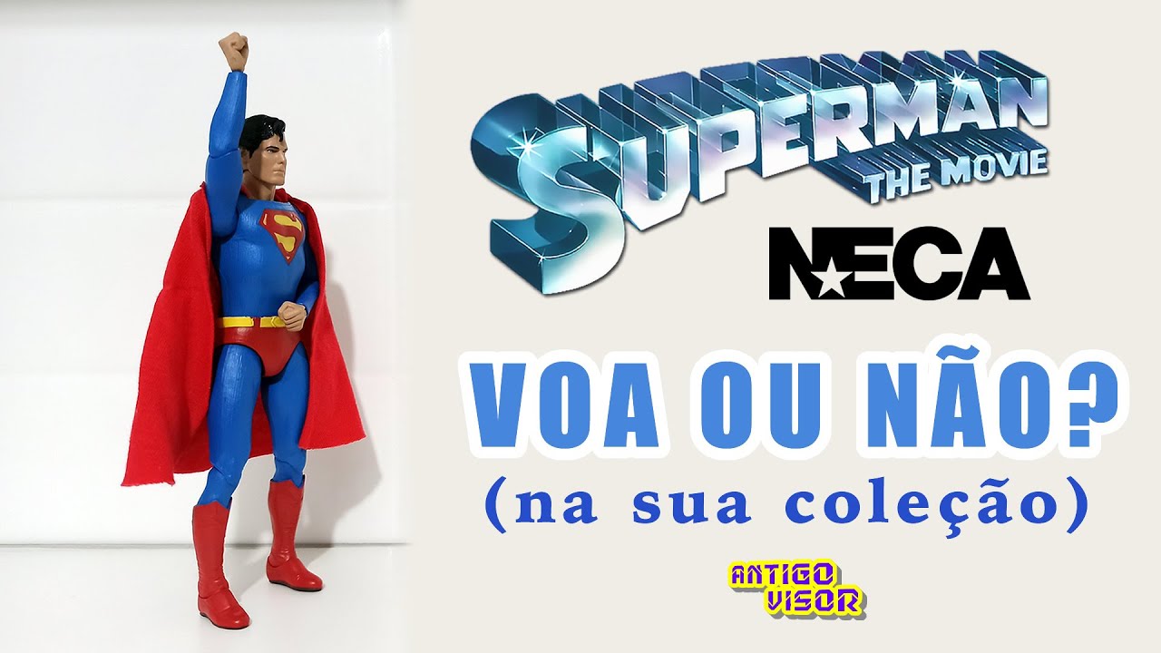 SUPERMAN THE MOVIE NECA Action Figure O Super-Homem de Aço
