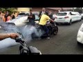 Wedding Cars & Bikes Doing Burnouts