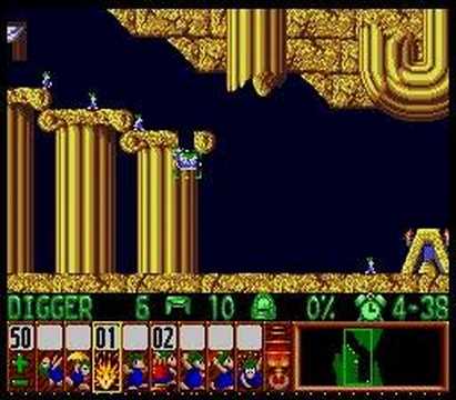 Lemmings - Tricky Level 18 Solution