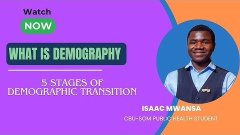 What is Demography, Demographic Transition, Population Growth, Five stage of Demographic Transition.