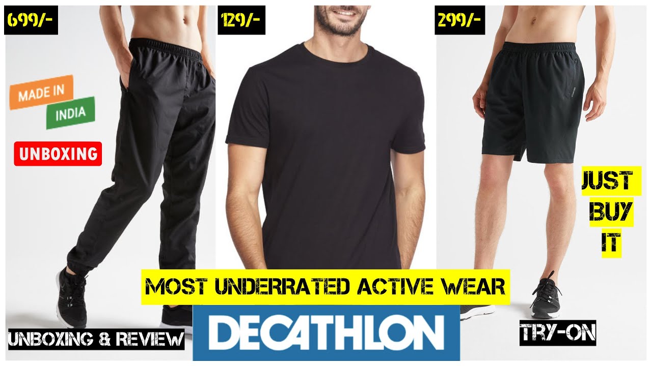 DECATHLON Sweatpants Mens Medium 30 x 31 Black India | Ubuy