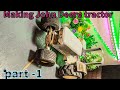 Making mini tractor John Deere 🔥💪 / How to make mini trector at home / DIY DC project #dc #youtube