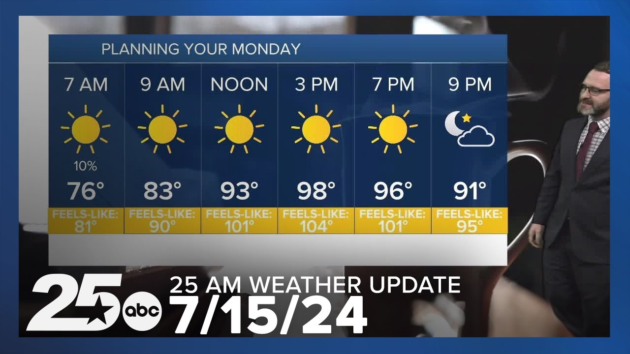 25 AM Weather Update | July 15, 2024 - YouTube